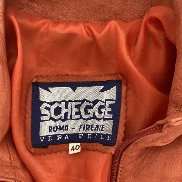Schegge Leather Jacket Size 40 - Picture 2 of 6